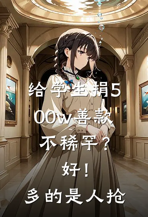 给学生捐500w善款不稀罕？好！多的是人抢
