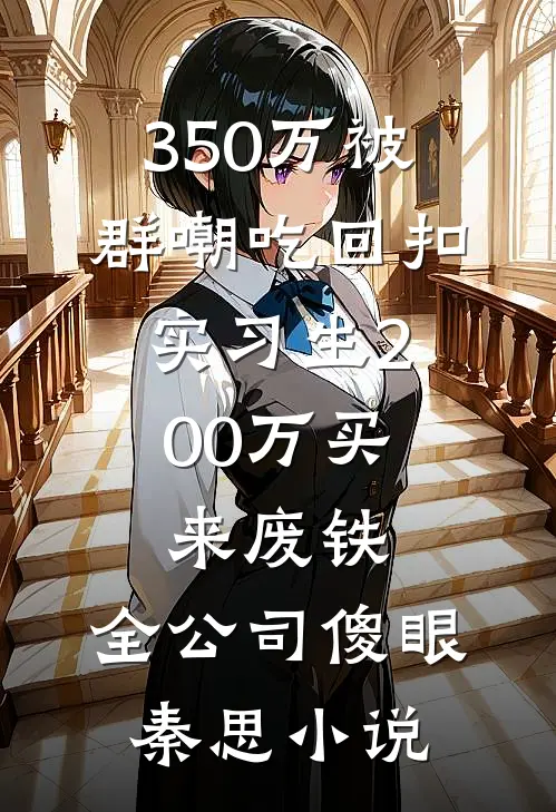 350万被群嘲吃回扣，实习生200万买来废铁，全公司傻眼秦思小说