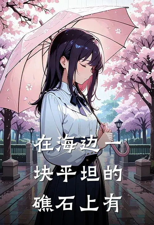 在海边一块平坦的礁石上有