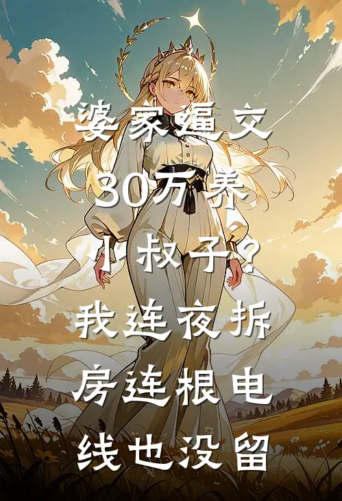 婆家逼交30万养小叔子？我连夜拆房，连根电线也没留