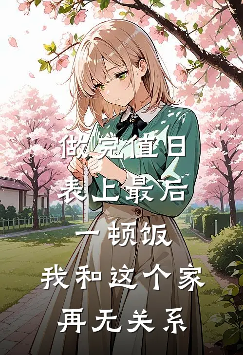 做完值日表上最后一顿饭，我和这个家再无关系