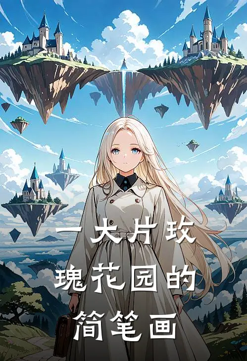 一大片玫瑰花园的简笔画