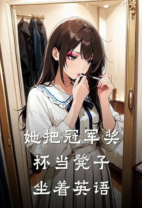 她把冠军奖杯当凳子坐着英语