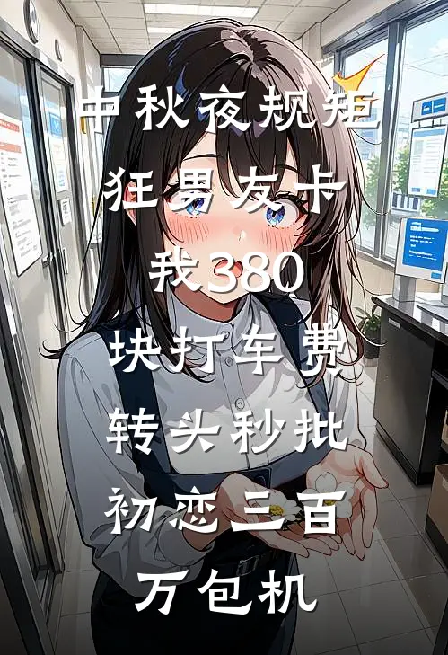 中秋夜规矩狂男友卡我380块打车费，转头秒批初恋三百万包机