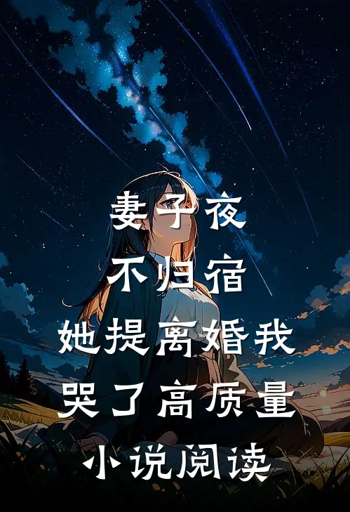 妻子夜不归宿，她提离婚我哭了高质量小说阅读