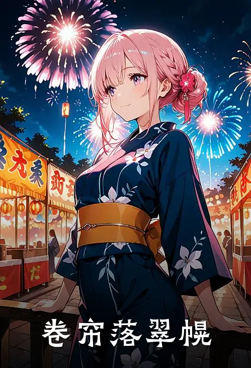 卷帘落翠幌