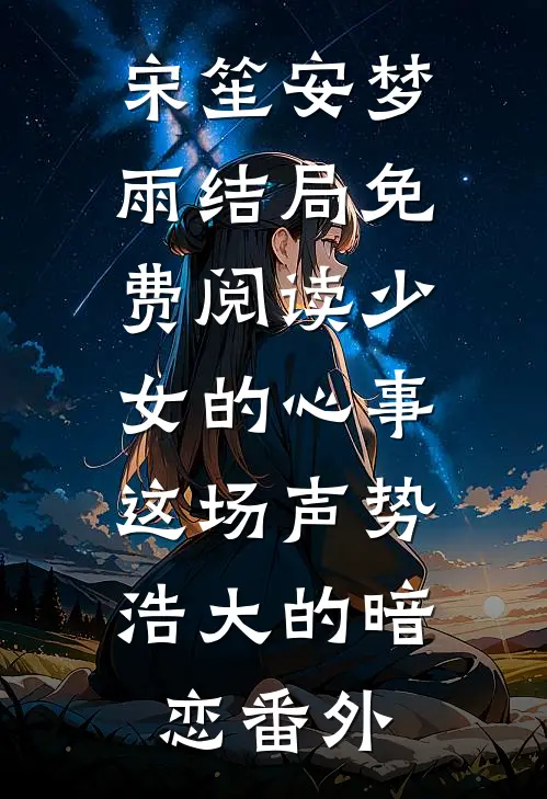宋笙安梦雨结局免费阅读少女的心事：这场声势浩大的暗恋番外