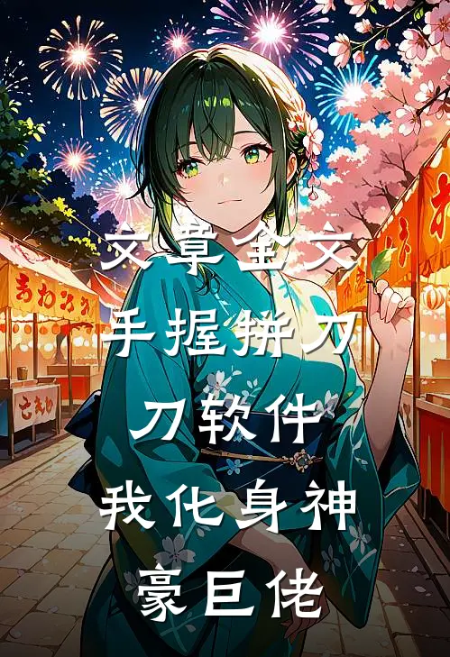 文章全文手握拼刀刀软件，我化身神豪巨佬