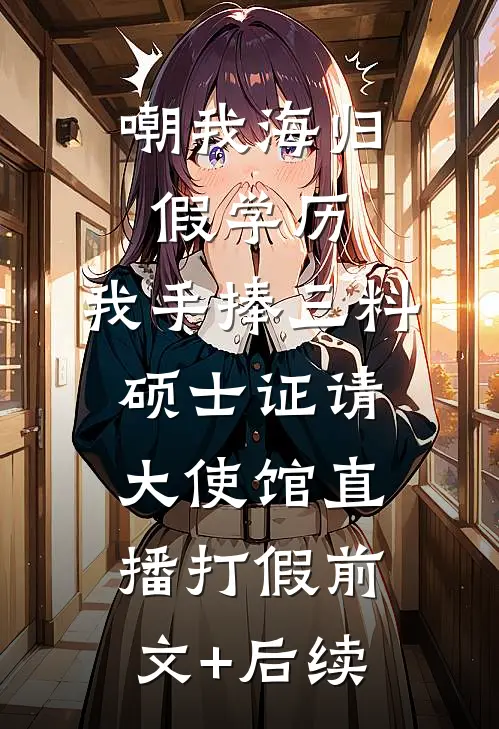嘲我海归假学历，我手捧三料硕士证请大使馆直播打假前文+后续