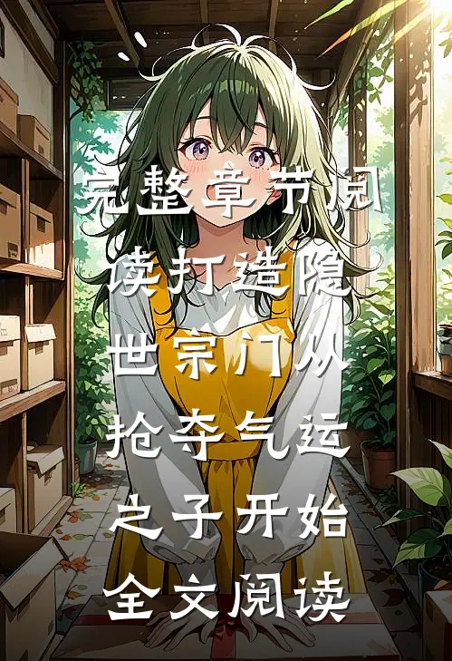 完整章节阅读打造隐世宗门从抢夺气运之子开始全文阅读